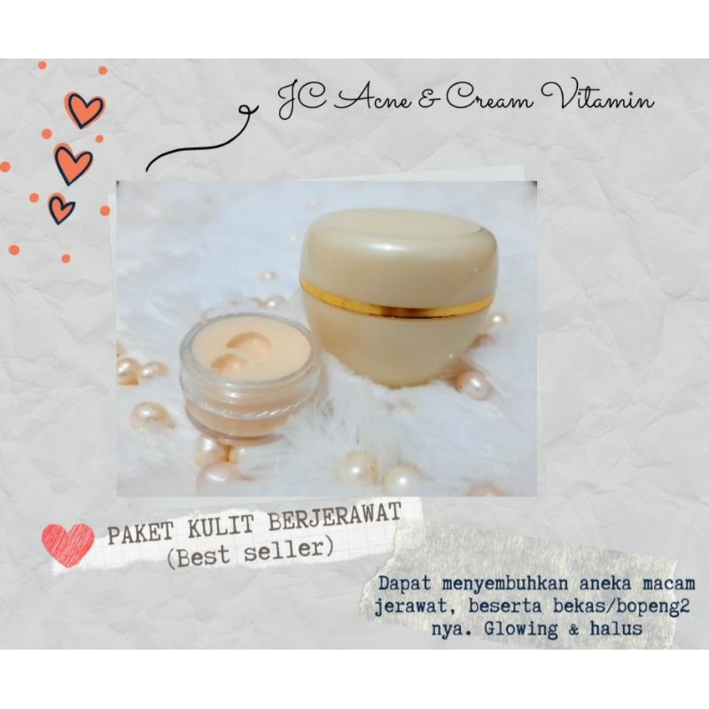 Jual JC Acne&Cream vitamin Paket yg dapat mnyembuhkan mcm2 jenis ...