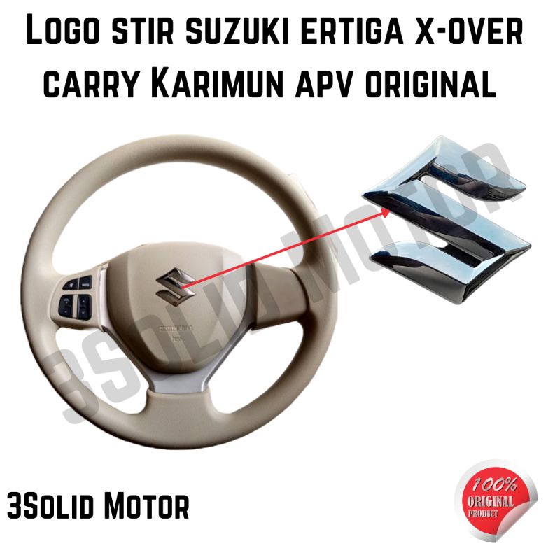 Jual emblem logo stir Suzuki original baru - Kota Depok - Ayla