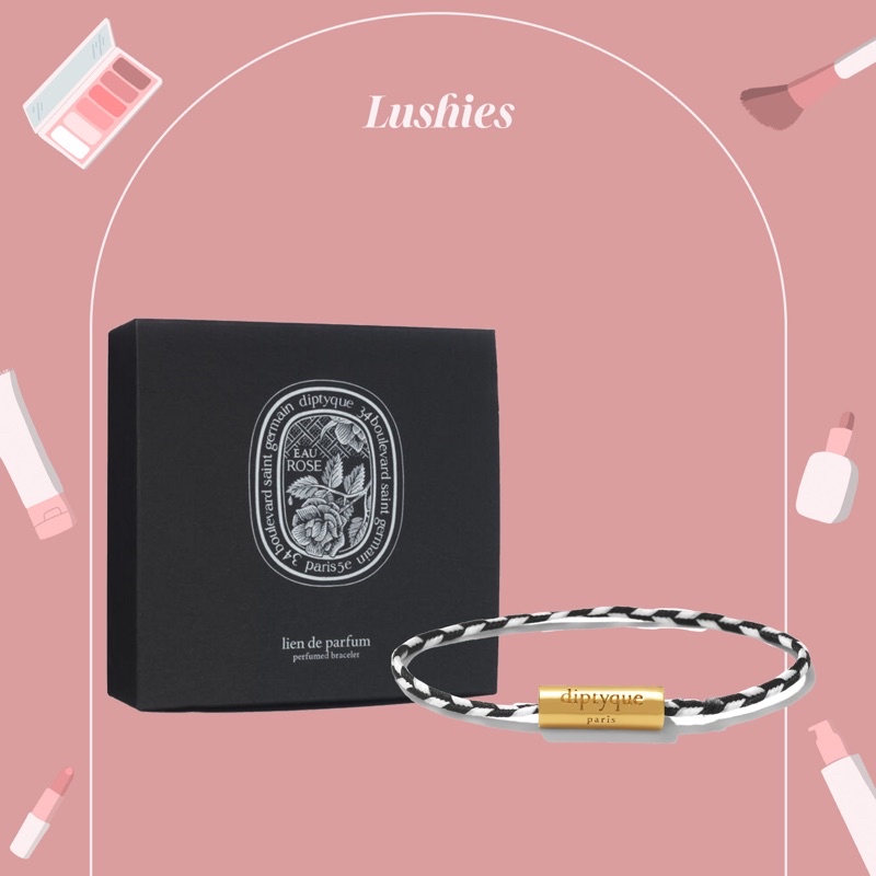 DIPTYQUE Eau Rose Perfumed Fabric Bracelet | Neiman Marcus