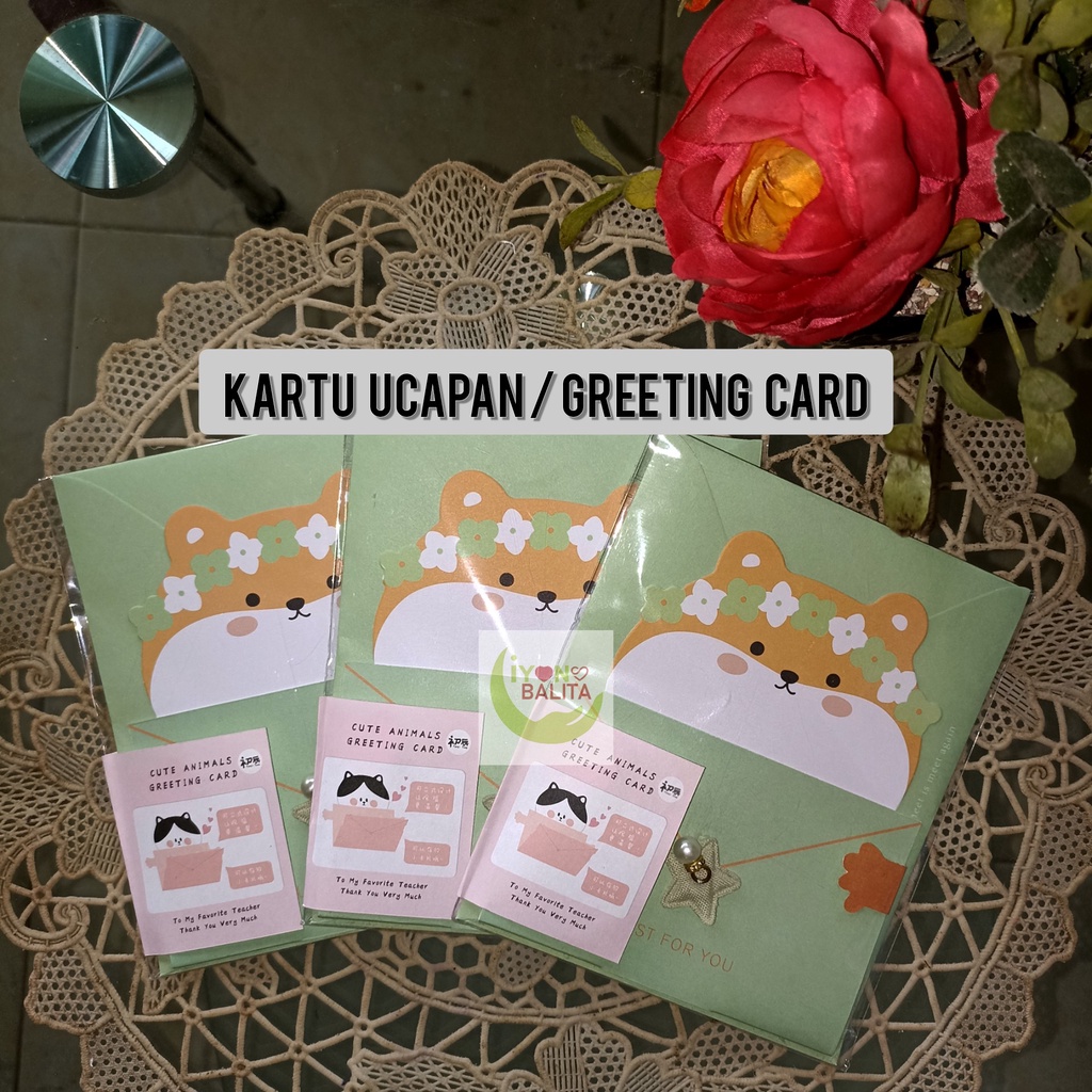 Jual Kartu Ucapan/Greeting Card/Thanksgiving Card/Kartu Ucapan Kado ...