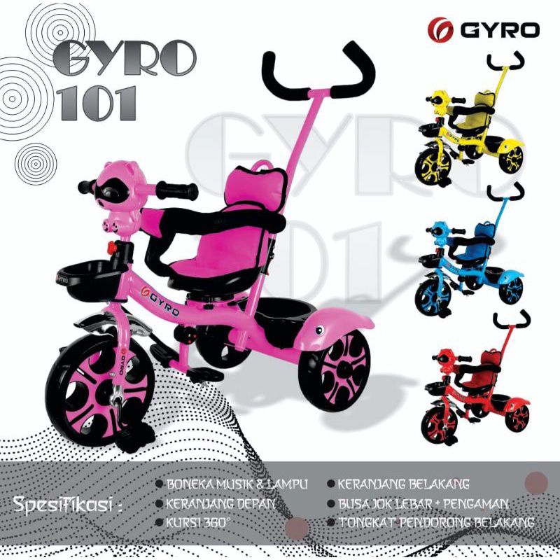 Jual SEPEDA RODA TIGA GYRO 101 Shopee Indonesia