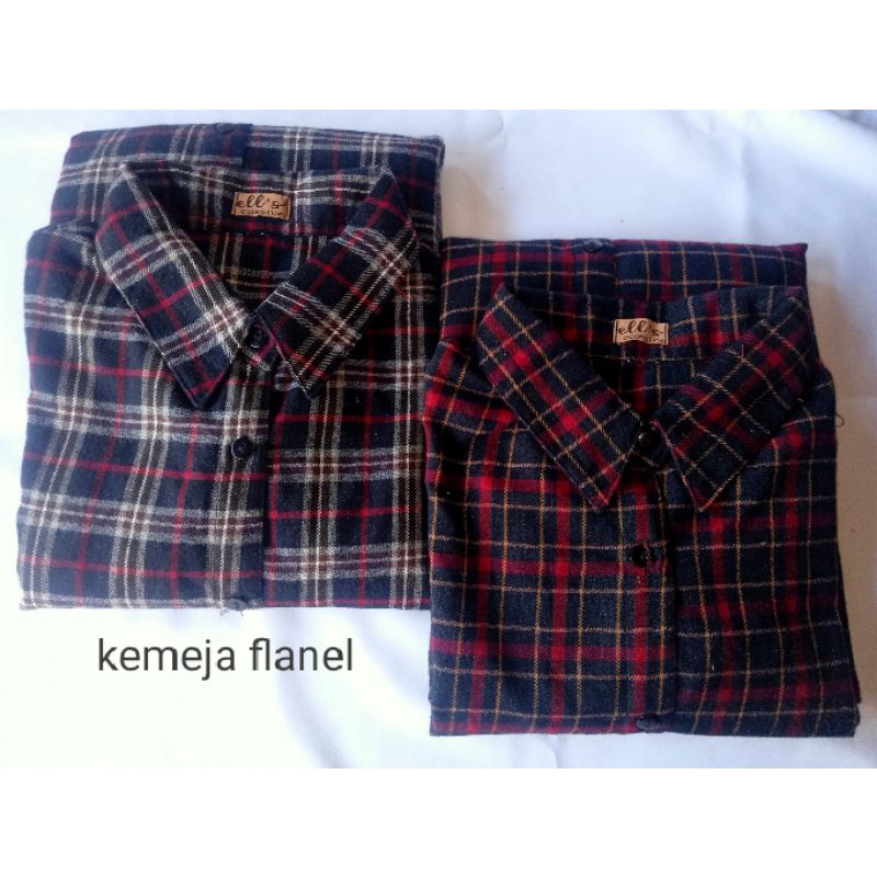 Jual KEMEJA FLANEL / KEMEJA KOTAK-KOTAK PRIA WANITA / KEMEJA COWOK ...