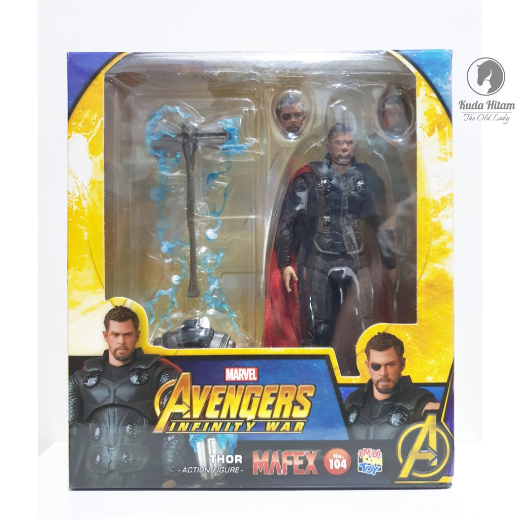 Medicom Avengers: Infinity War MAFEX No.104 Thor Action Figure