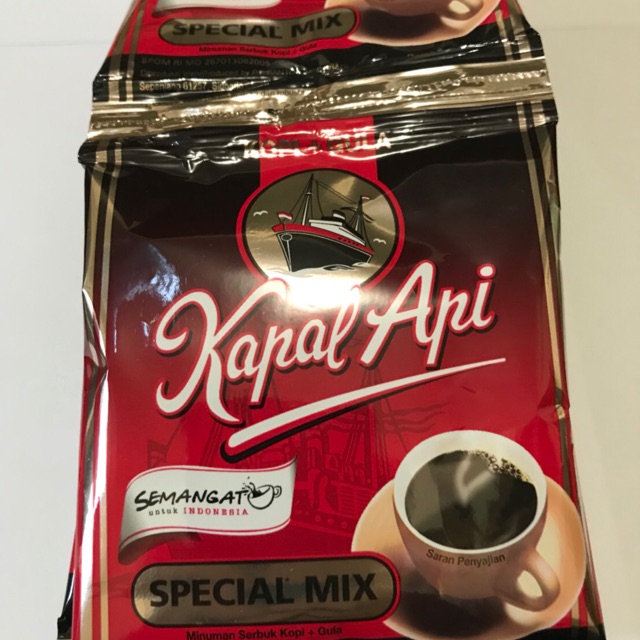Jual KOPI KAPAL API SPECIAL MIX 1 RENCENG 10 SACHET 25gr 25 gr Dus Grosir Murah Hitam Tanpa Gula