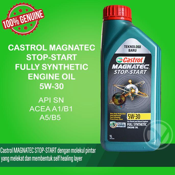 Jual CASTROL MAGNATEC STOP START 5W-30 1L / OLI MESIN FULL SYNTHETIC ...