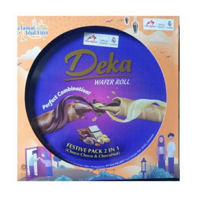 Jual Deka Wafer Roll Festive Pack 2in1 350gr | Shopee Indonesia