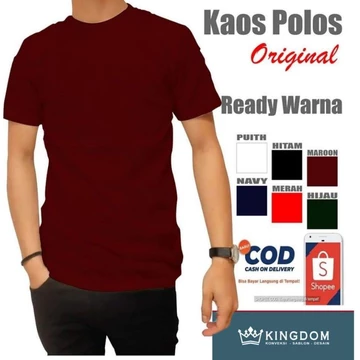 Kaos Polos Lgn Pendek Katun Cm 28S Premium