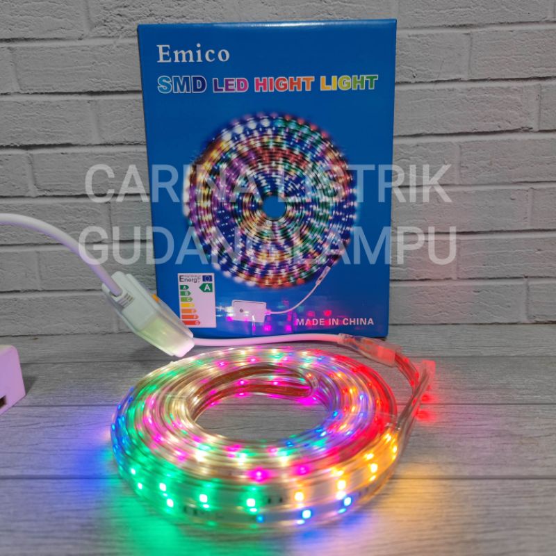 Jual EMICO LAMPU LED STRIP SELANG 2835-6MM-48L 7M 7 METER FULL (6 COLOR ...