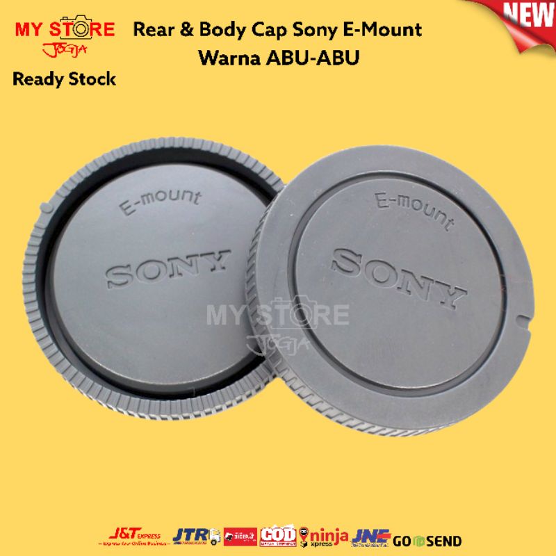 For Sony E / FE mount Lens Rear Cap or Camera Body Cap or Cap Set Plastic Black Lens Cover Lid for A7 A7R A7S A1 A9 A5000 A6000 - 44