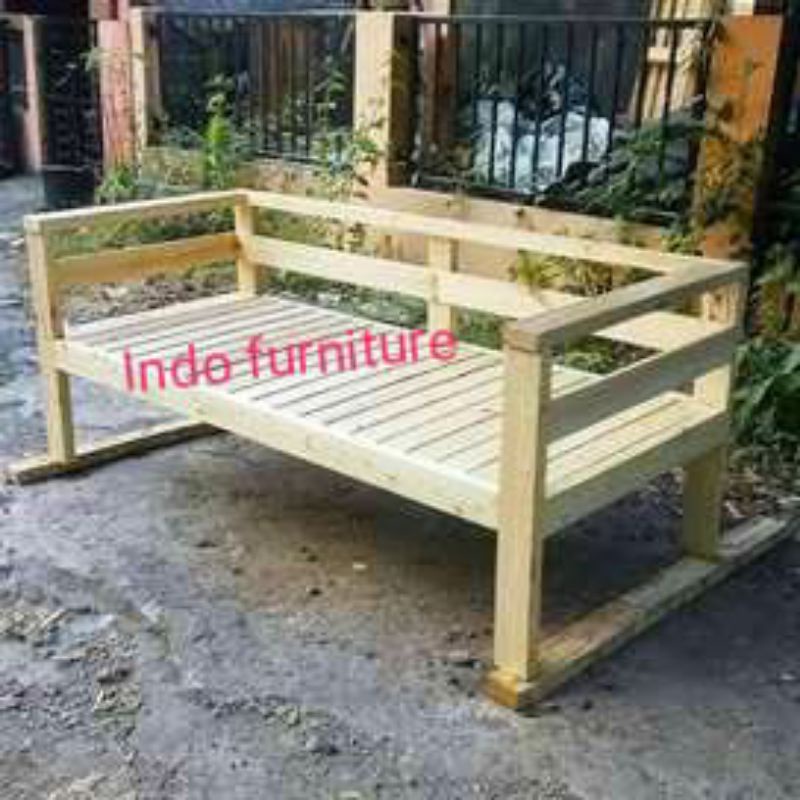 Jual Bale Bale Kursi Daybed Kursi Duduk Santai Model Minimalis Kayu