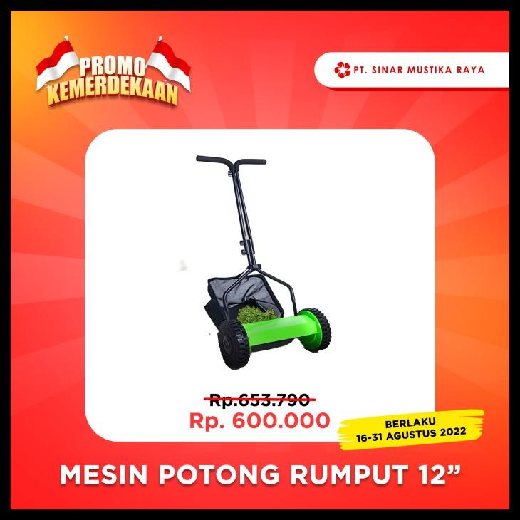 Jual Mesin Potong Rumput Dorong Manual Mower Mesin Pertanian Perkebunan Kode Shopee