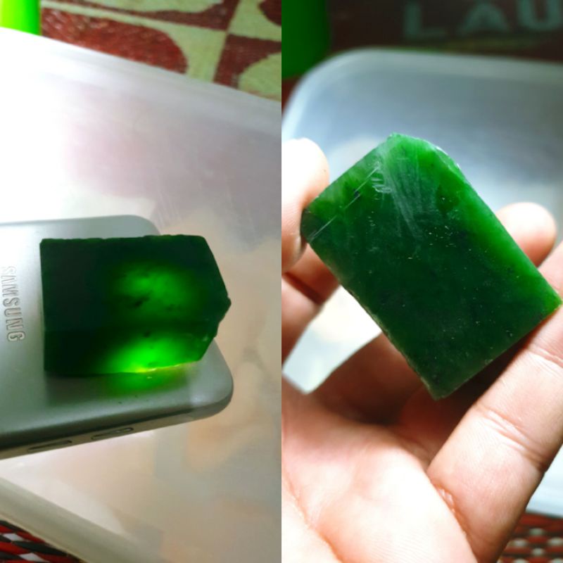 Jual Green Jade Type A Batu Giok Nephrite Super Hq Lempengan Kode82 Shopee Indonesia 6305