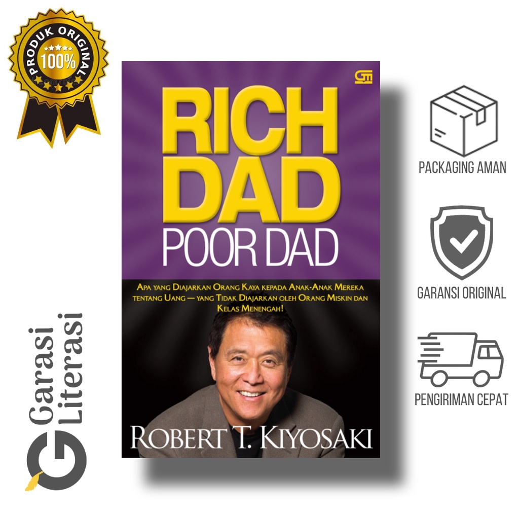 Jual Buku Rich Dad Poor Dad By Robert T Kiyosaki Original Shopee