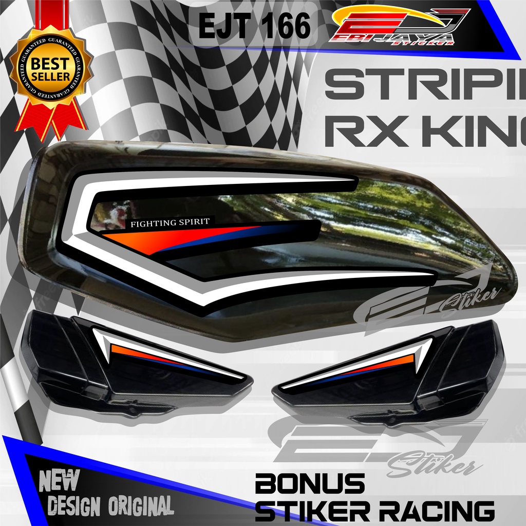 Jual STRIPING STIKER CUSTOM MOTOR RX KING HOLOGRAM / VARIASI STRIPING ...