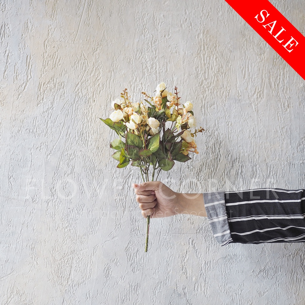 Jual Bunga Artificial Mini Rustic Ranunculus (B18024) | Shopee Indonesia