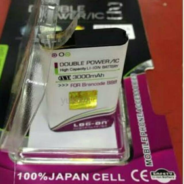 Jual Batre Baterai Double Power Ic Log On Brancode B88 Shopee Indonesia