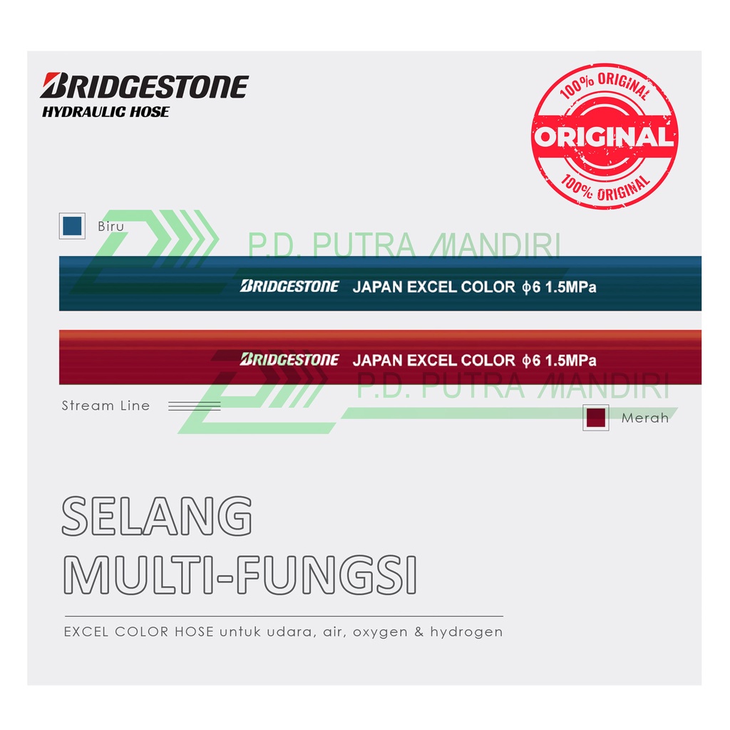Jual Bridgestone Excel Color ukuran 3/8 Air Water Hose JAPAN | Shopee ...