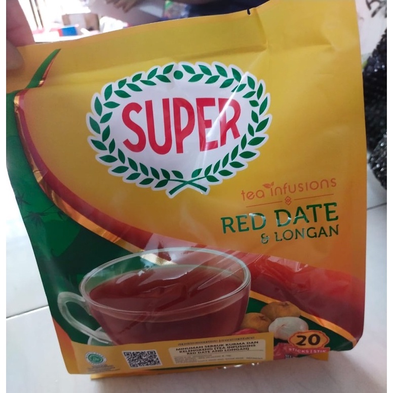 Jual super instant red date and longan teh angco angco isi20pcs 18gr ...