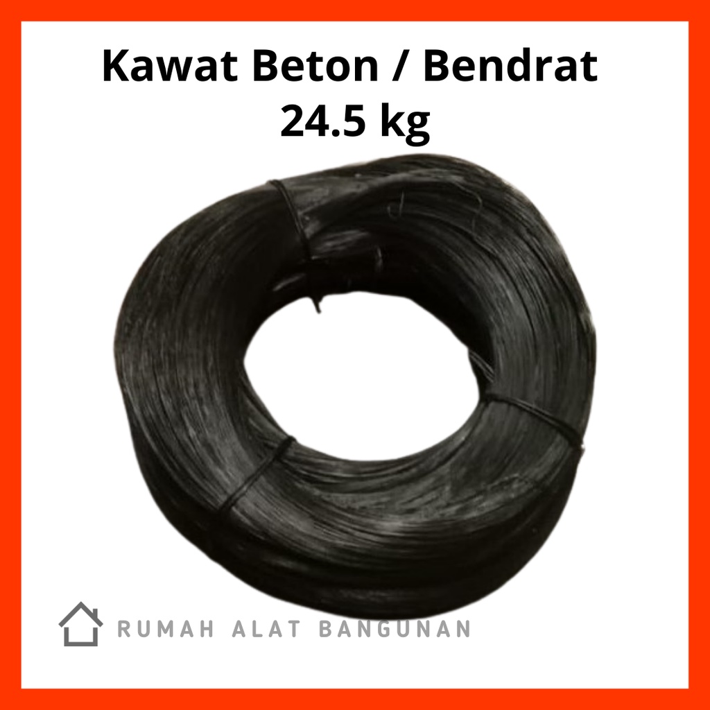 Jual Kawat Beton / Kawat Bendrat / Kawat Ikat Hitam 24.5kg | Shopee ...