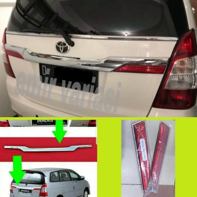 Jual Grand Innova Trunklid List Bagasi Pintu Belakang Reflektor Sale Shopee Indonesia