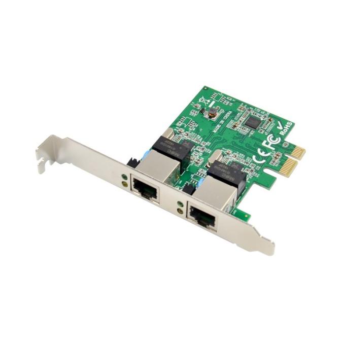 Jual Lan Card Dual 2 Port 1000 Gigabit Realtek RTL8111 Pci Express pcie ...