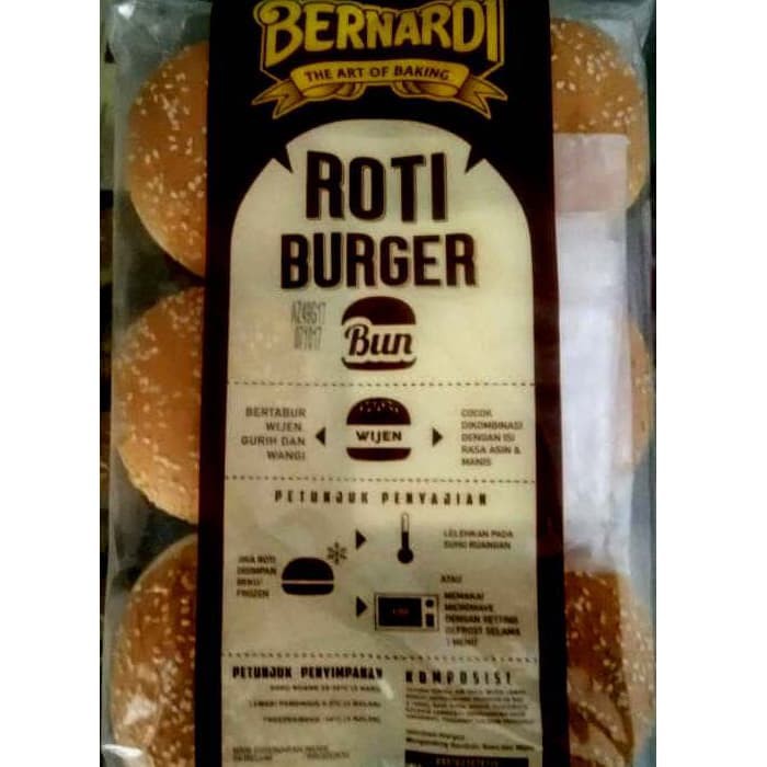 Jual BERNARDI ROTI BURGER WIJEN ISI 6PCS | Shopee Indonesia