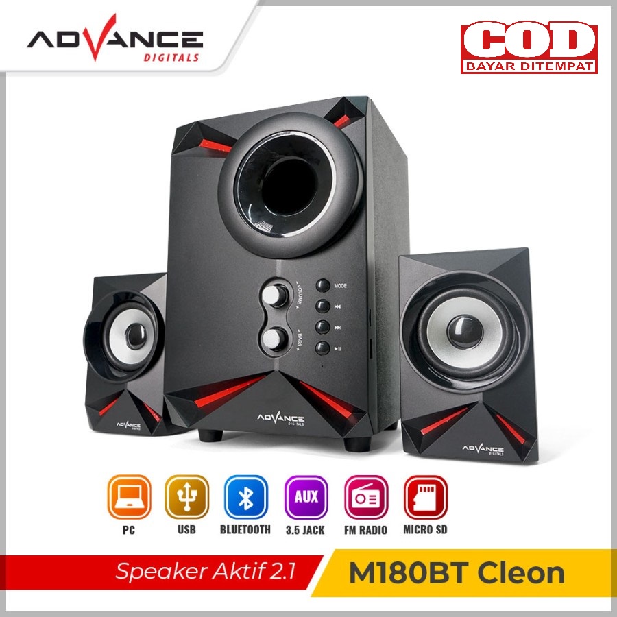 Advance speaker bluetooth hot sale multimedia subwoofer m180t