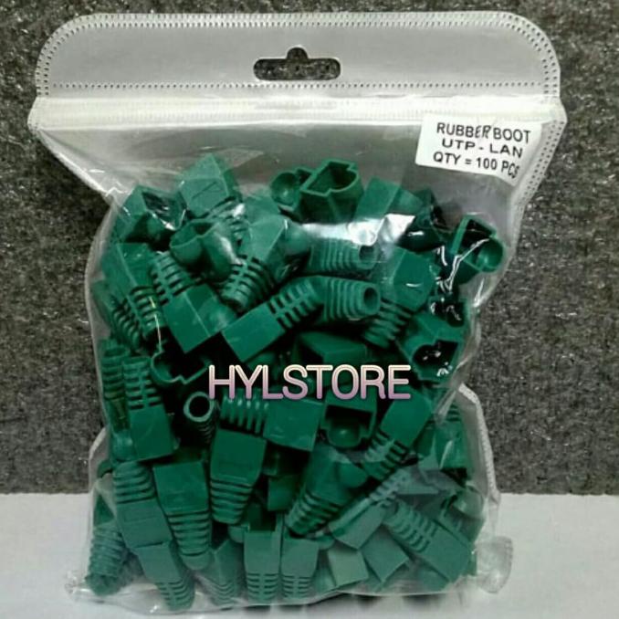 Jual Sale Rubber Boot / Plug Boot Connector Rj 45 (100 Pcs/Pack ...