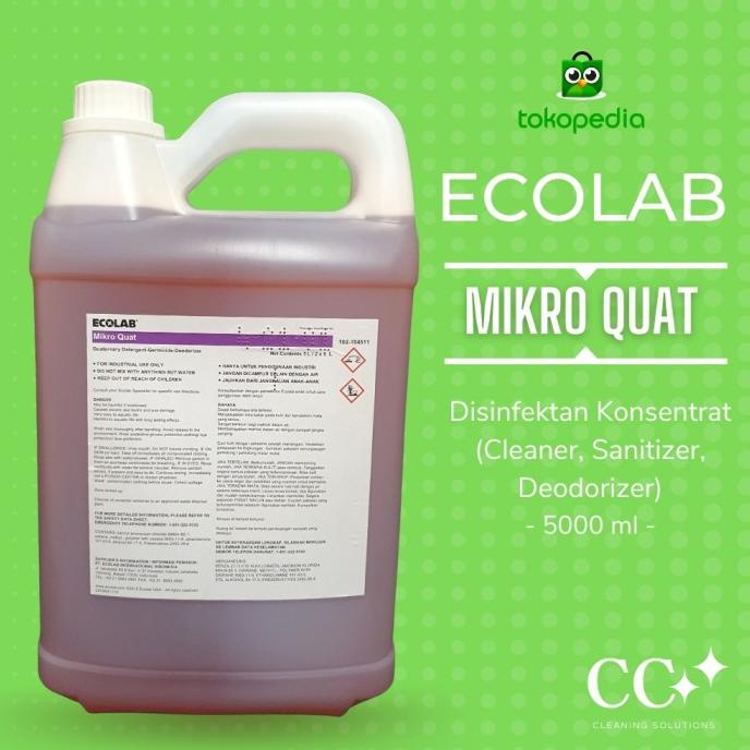 Jual ecolab mikro quat sanitizer Shopee Indonesia