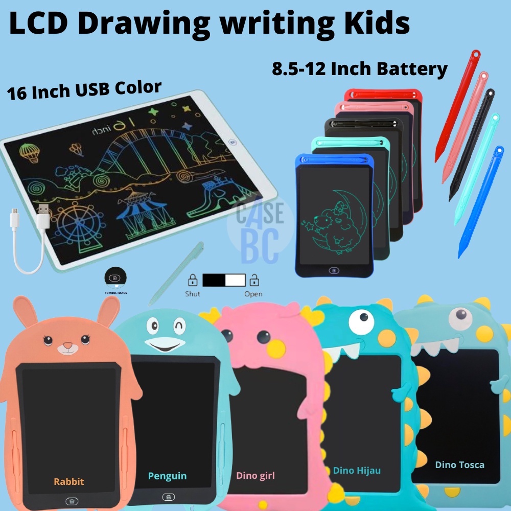 Jual Papan Tulis Untuk Gambar LCD LED Inch 12 Inch 16 Inch LED