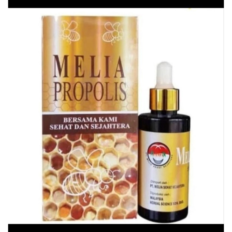 Jual Melia Propolis Original 55 Ml Pt Melia Sehat Sejahtera Shopee