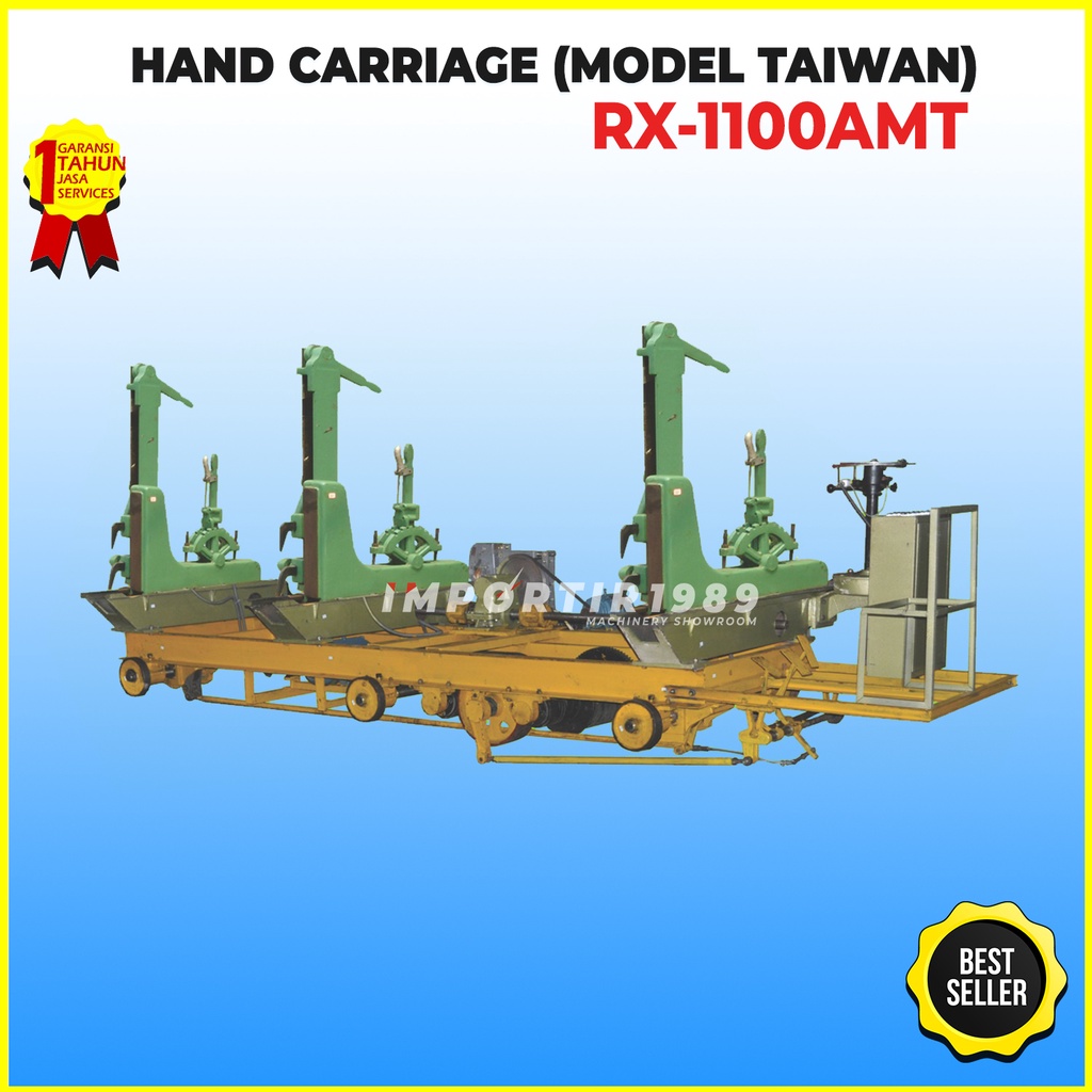 Jual Mesin Potong Kayu Feed Carriage Auto Cutting Machine Kereta Mesin