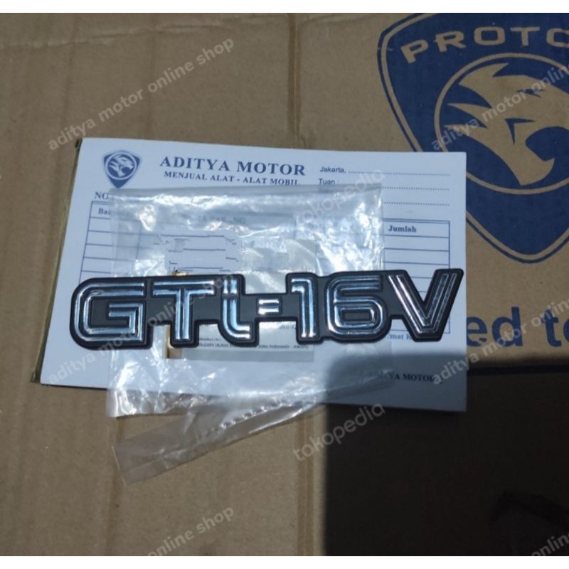 Jual emblem logo merk GTI-16V bagasi belakang eterna MB594863