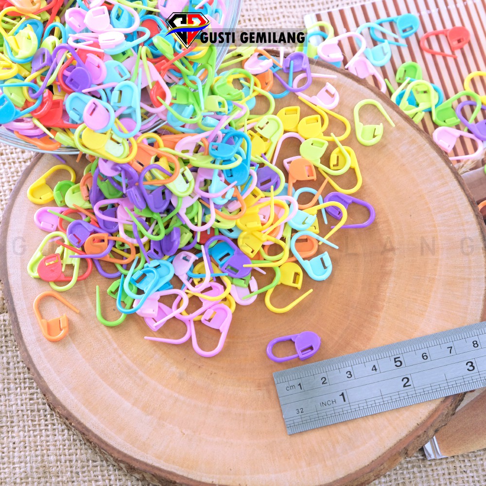 Jual ISI 10 Pcs Peniti Tumpul / Penanda Rajut / Locking Stich Marker ...