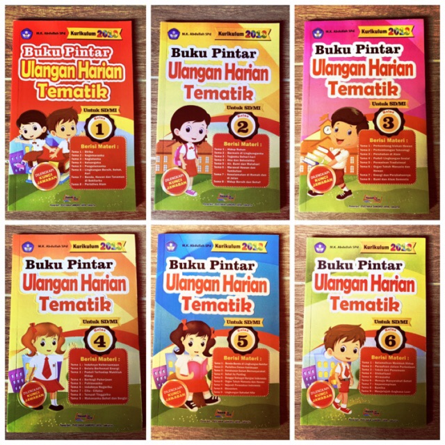 Jual Buku Pintar Ulangan Harian Tematik untuk SD kelas 1 2 3 4 5 6 ...