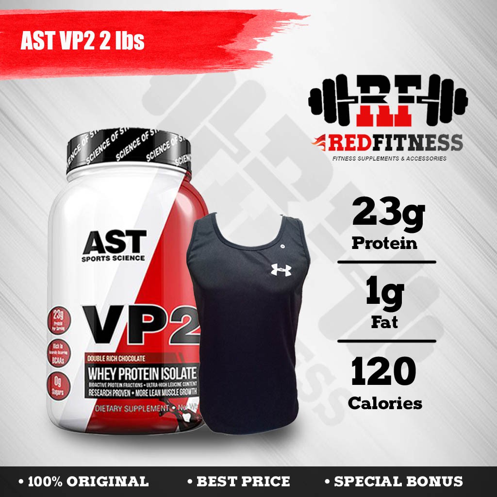 Jual AST VP2 Whey Protein Isolate Murni 2 lbs / VP 2 2lbs / 2lb / 2 lb ...