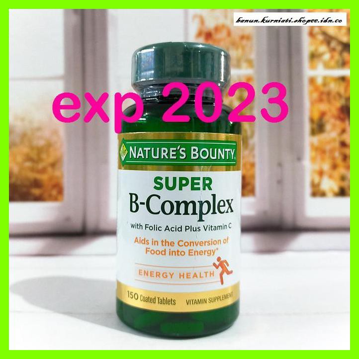 Jual VITAMIN-B- NATURE'S NATURE BOUNTY SUPER B-COMPLEX KOMPLEKS VIT ...