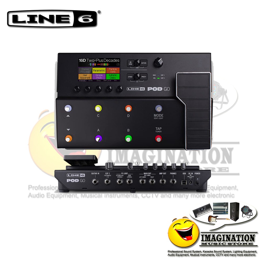 Jual Line 6 POD Go Guitar Multieffects Floor Processor Shopee Indonesia