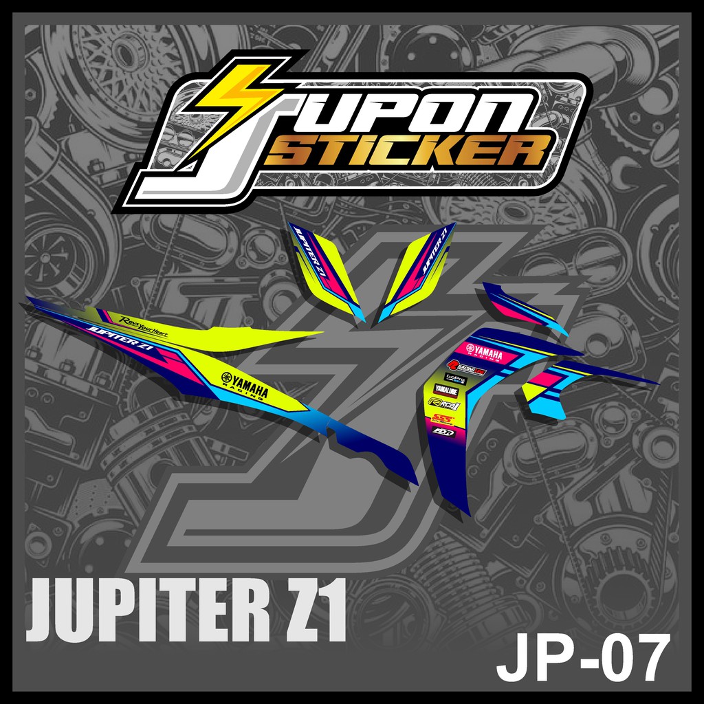 Jual Sticker Striping Semifull Yamaha Jupiter Z1 Sticker Lis Variasi ...