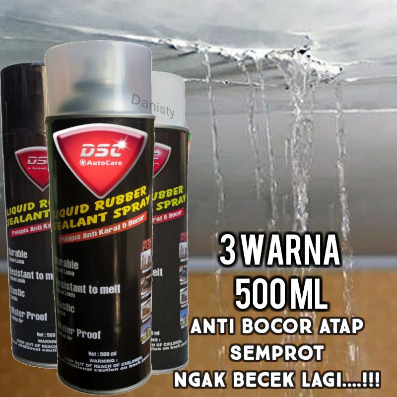 Jual spray ajaib Anti bocor atap semprot/Waterproof spray warna bening ...