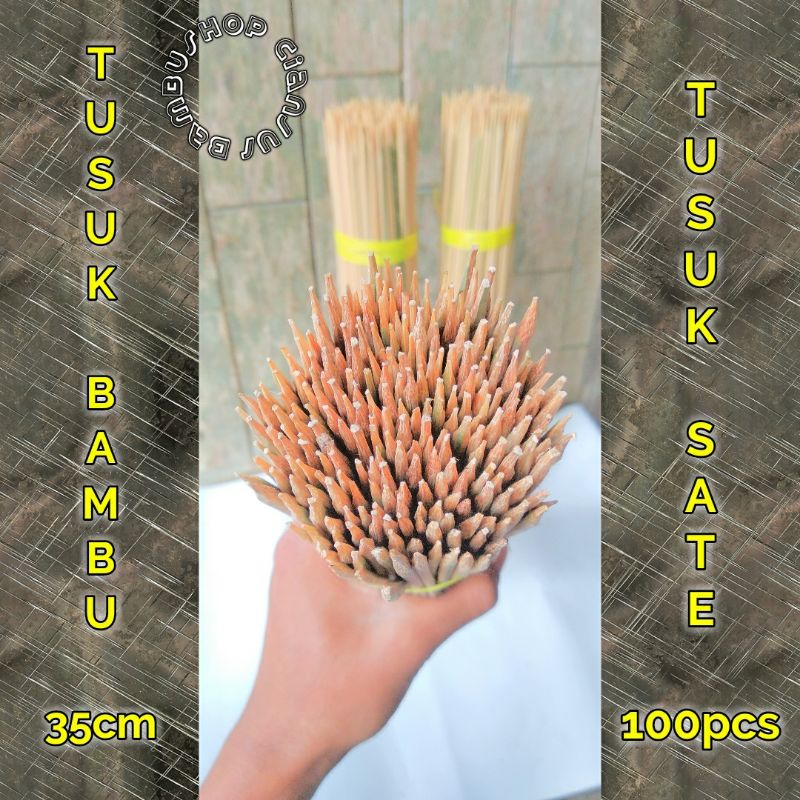 Jual Tusuk Bambu Tusuk Sate 35cm 250pcs Shopee Indonesia