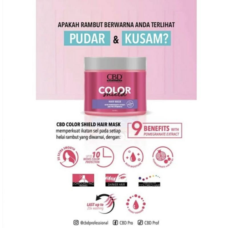 Jual CBD Profesional Color Shield Mask 500gr/250gr - Masker untuk ...