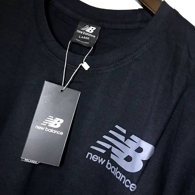 Kaos NEW BALANCE Simple Hitam 100 ORIGINAL MURAH