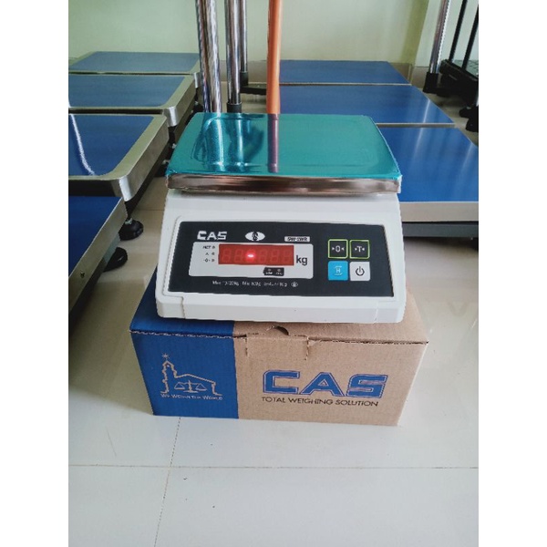 Jual Timbangan Water Proff Anti Air Kg Cas Sw Wr Korea Garansi