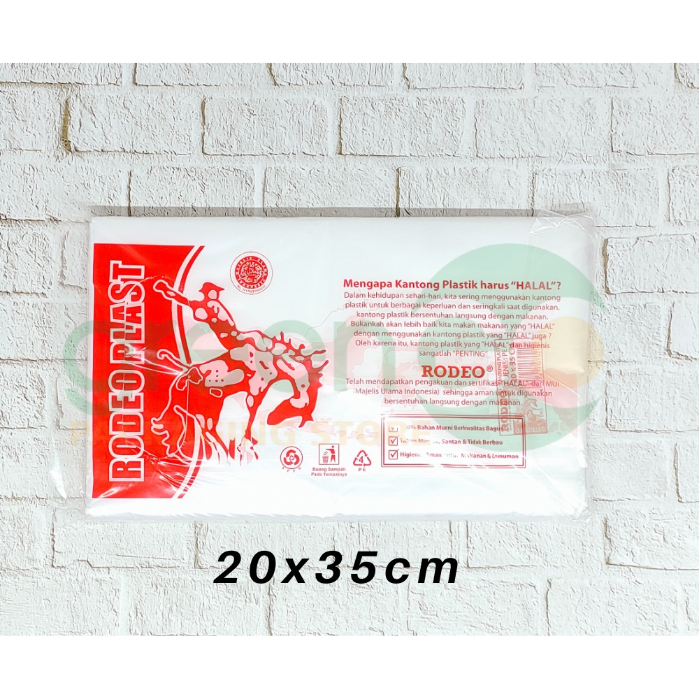 Jual KANTONG PLASTIK PE 6X20 7X20 8X20 9X20 12X25 15X30 17X35 20X35 ...