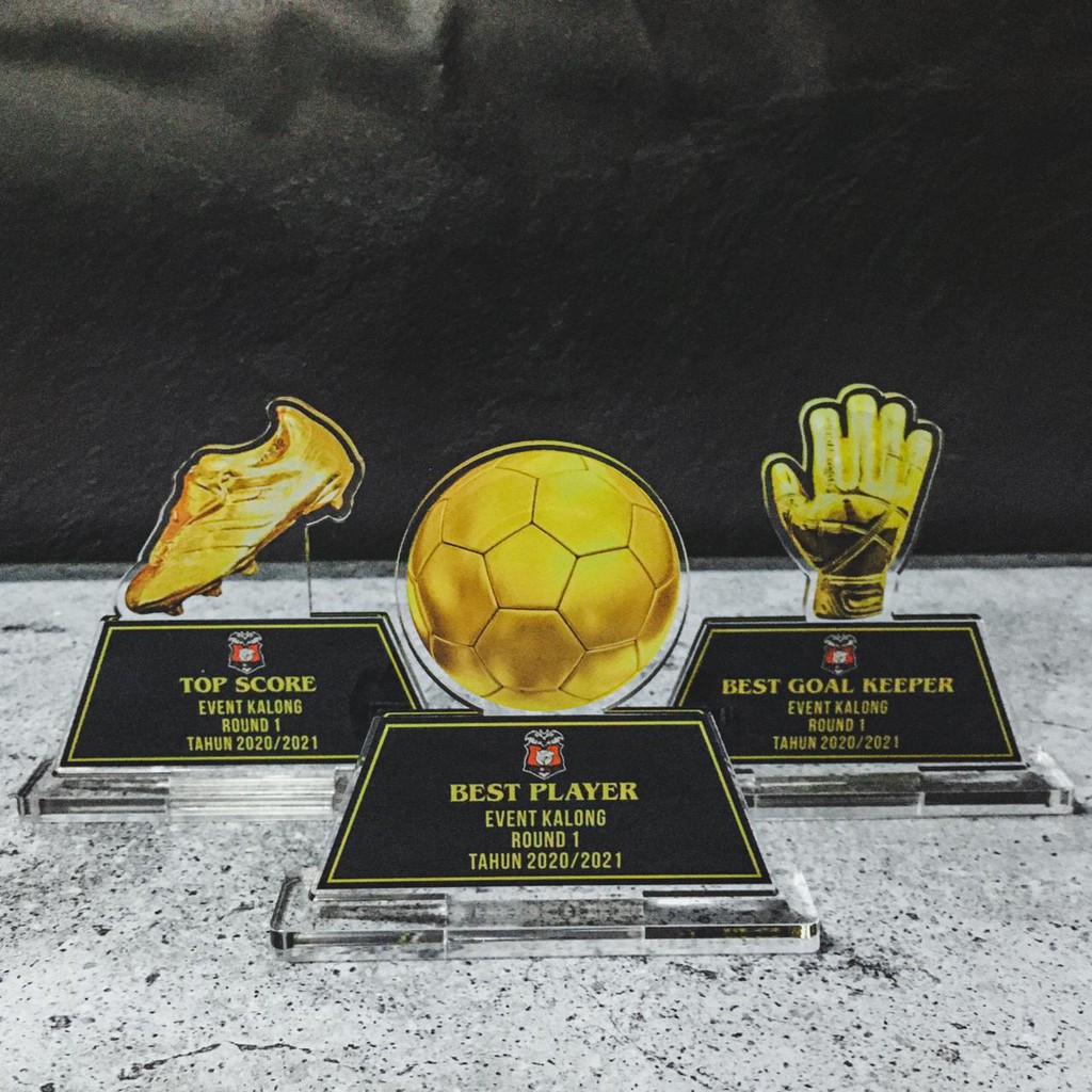 Jual Piala Custom Futsal Plakat Olah Raga Trophy Futsal Plakat