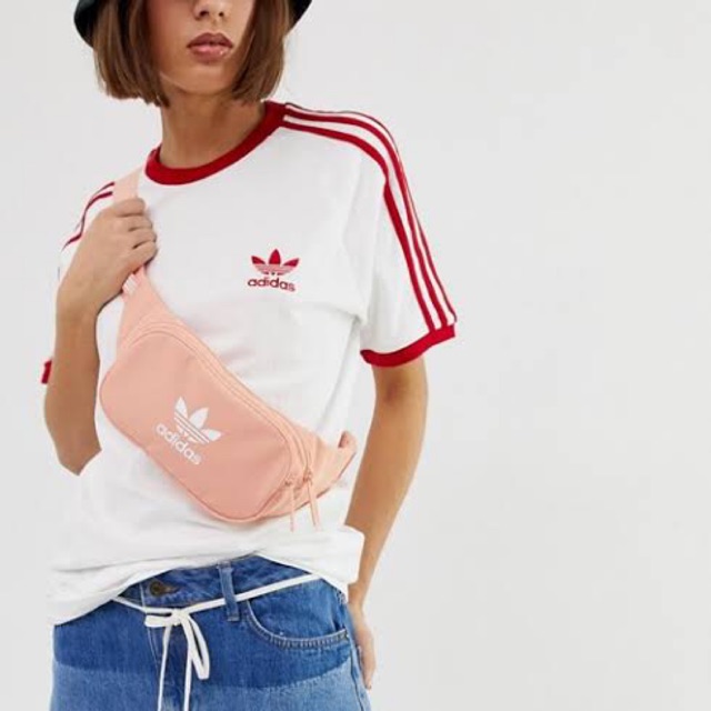 Jual Adidas waist bag adicolor pink Shopee Indonesia