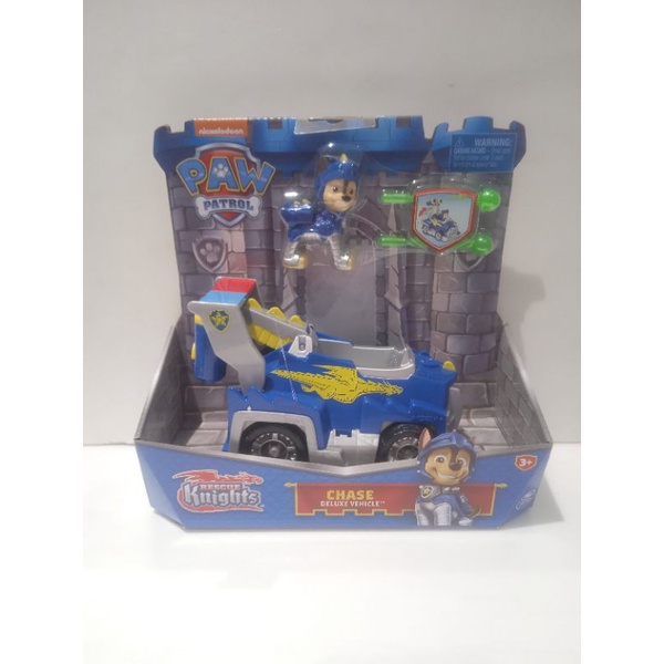 Jual PAW PATROL KNIGHTS Rescue Chase Deluxe Vehicle Dragon Series New ...