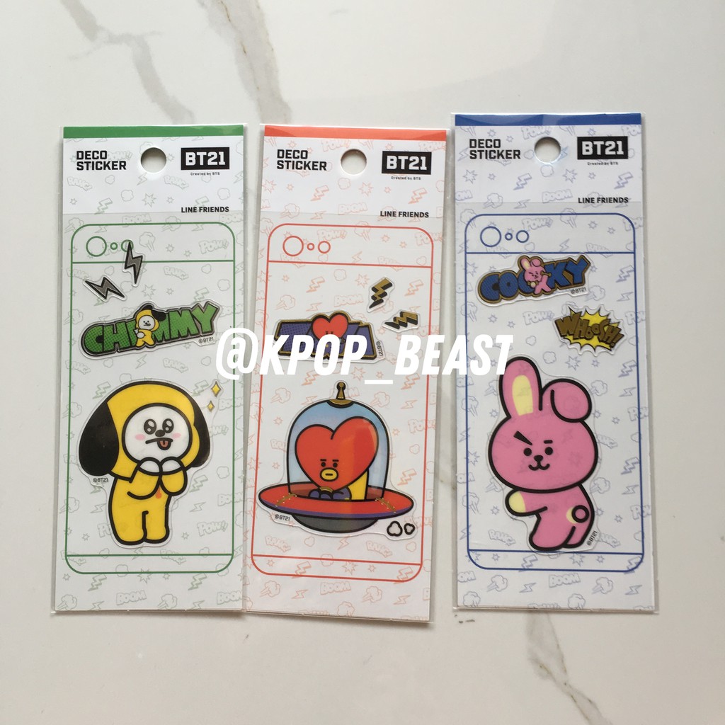 Jual [READY] BT21 Official /Original Stickers, Deco Stickers Journaling ...