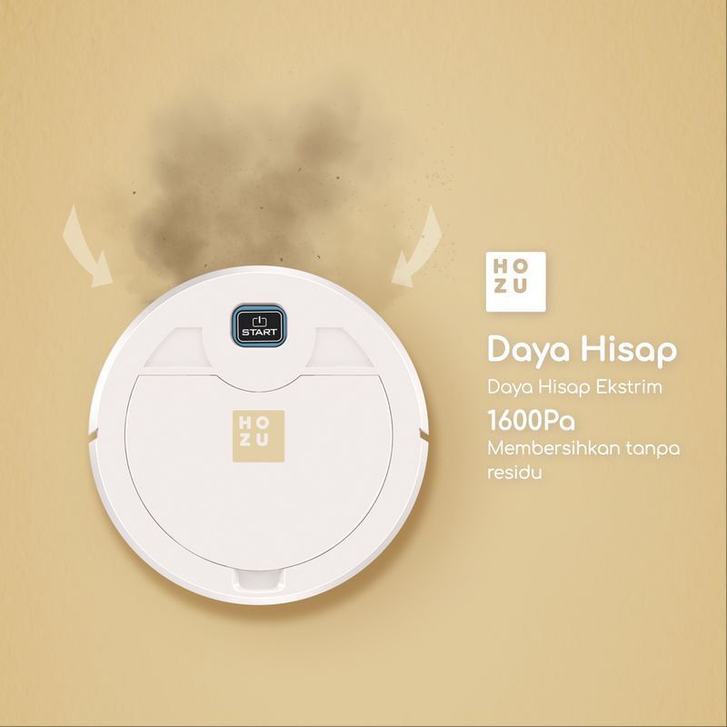 Jual HOZU - Mini Robot Vacuum Cleaner | Shopee Indonesia